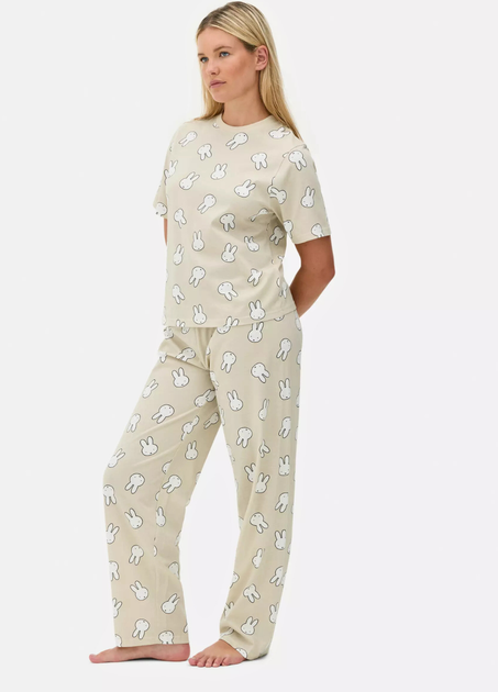 Пижамные хлопковые штаны Primark Printed Bottom Pyjama XXS Низ пижамы Песочный (8841) - изображение 2