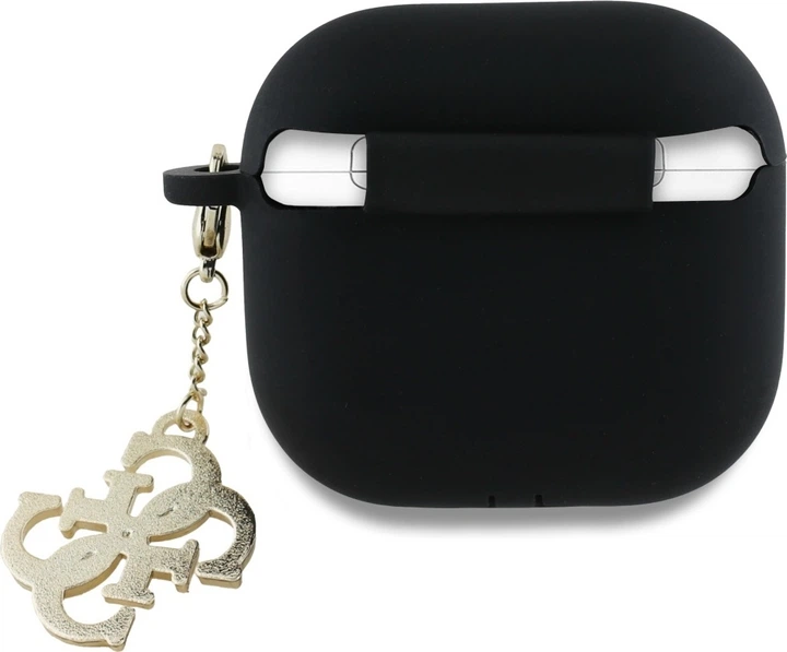 Чохол Guess Silicone 4G Charm для Apple AirPods 4 Black (GUA4LECG4K) - зображення 2