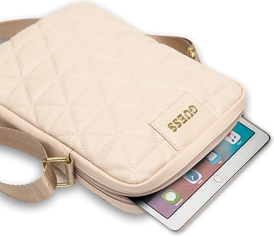 Torba na tablet Guess Quilted 10" Pink (GUTB10QLPK) - obraz 4