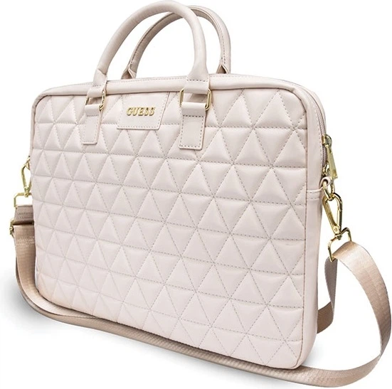 Torba na laptopa Guess Quilted 16" Pink (GUCB15QLPK) - obraz 2