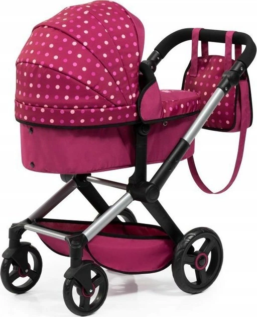 Коляска для ляльки Bayer Design XEO 17067AA Бордова (4003336170672) (955555913941033) - Уцінка - зображення 2