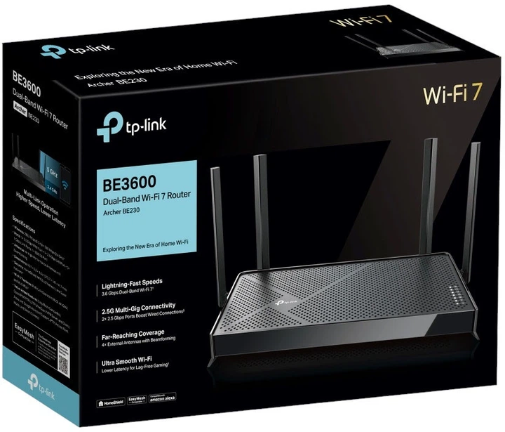 Маршрутизатор TP-LINK Archer BE230 (4895252503685) (2254237003682) - Уцінка - зображення 4