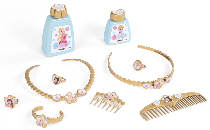 Stolik z lustrem Smoby Disney Princess Fryzjer 2 w 1 (3032163202509) (955555913033658) - Outlet - obraz 4