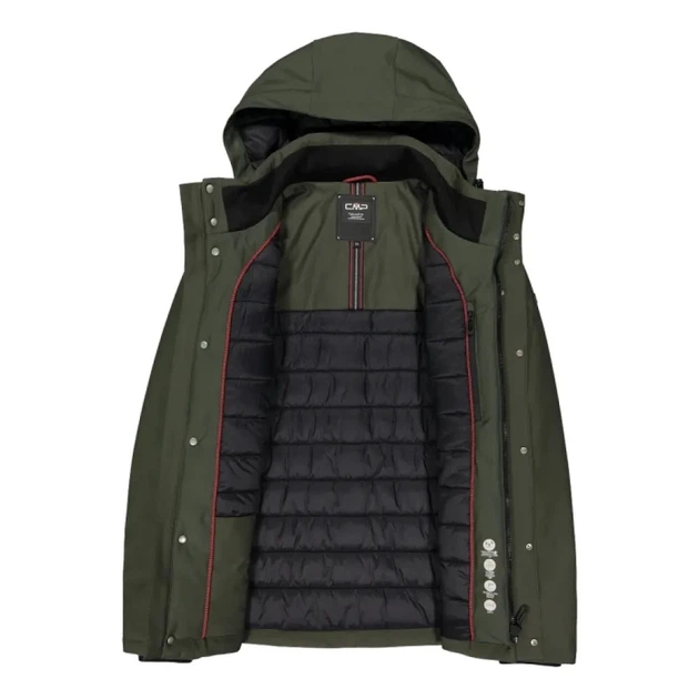Куртка CMP Men's Softshell Jacket with Internal Padding Deep Forest XXL (1097-34K0197-F905 54) - Фото 4 Куртка CMP Men's Softshell Jacket with Internal Padding Deep Forest XXL (1097-34K0197-F905 54) - изображение 4