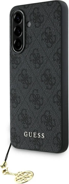 Etui plecki Guess 4G Charms Collection do Samsung Galaxy A56 Black (GUHCSA56GF4GGR) - obraz 3