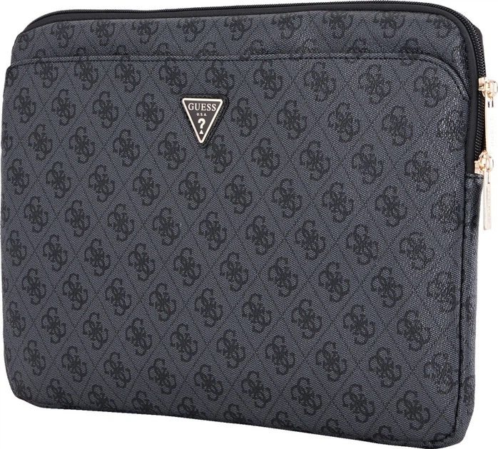 Etui na laptopa Guess 4G Zipper Pocket Triangle Logo 14" Black (GUCS14ZP4DPTK) - obraz 2