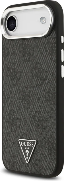 Панель Guess 4G Triangle Logo MagSafe для Apple iPhone Air Black-Silver (GUHMP17MP4TSRCMK) - зображення 2