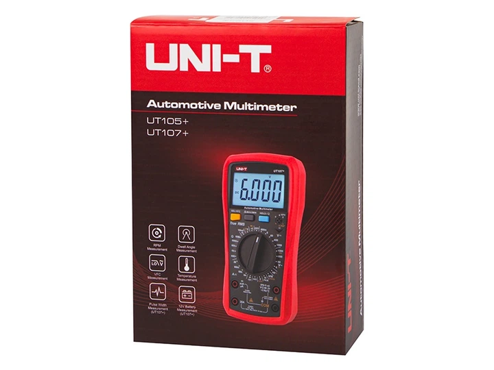 Цифровий тестер акумулятора UNI-T 5095 UT107+ (5900804100744) - зображення 5