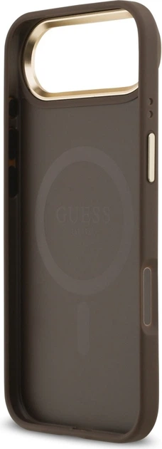 Панель Guess 4G PU Classic Logo MagSafe для Apple iPhone Air Brown (GUHMP17MP4MSEGCW) - зображення 7