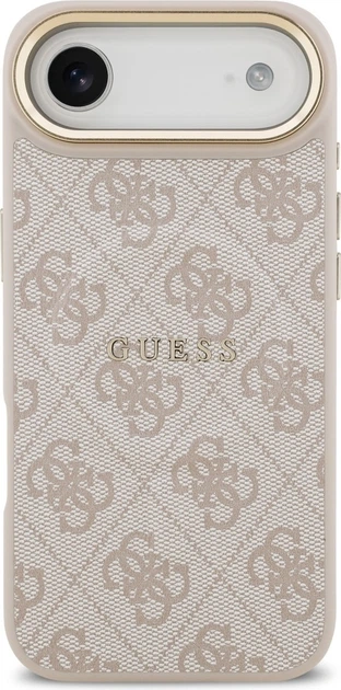 Etui plecki Guess 4G PU Classic Logo MagSafe do Apple iPhone Air Pink (GUHMP17MP4MSEGCP) - obraz 3