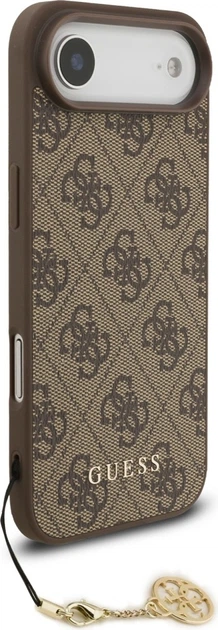 Etui plecki Guess 4G Charms Collection MagSafe do Apple iPhone Air Brown (GUHMP17MGF4GCW) - obraz 2