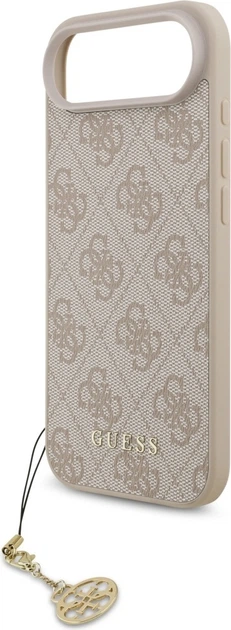 Etui plecki Guess 4G Charms Collection MagSafe do Apple iPhone Air Pink (GUHMP17MGF4GCP) - obraz 5