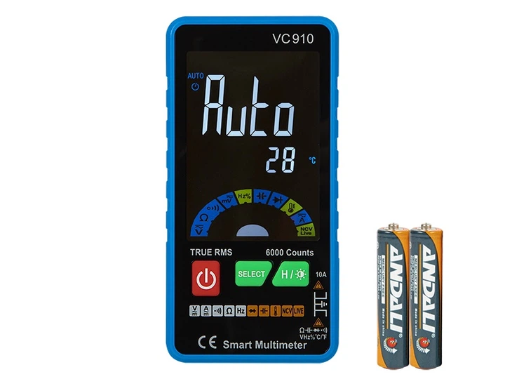 Wielofunkcyjny tester napięcia Xtreme 50-171 LCD VC910 (5900804126447) - obraz 2