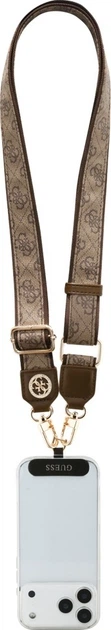 Шнурок Guess Universal CBDY 4G Tether Patch Strass Metal Logo Brown (GUUCNP4DGMW) - зображення 4