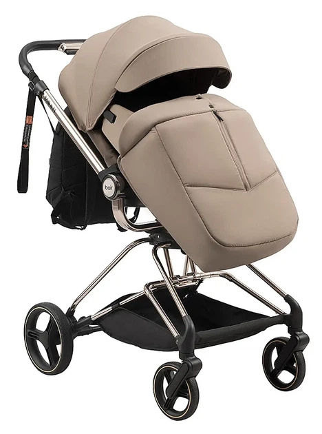 Коляска 2 в 1 Bair Moon Gold Edition MG-03 капучино - изображение 6