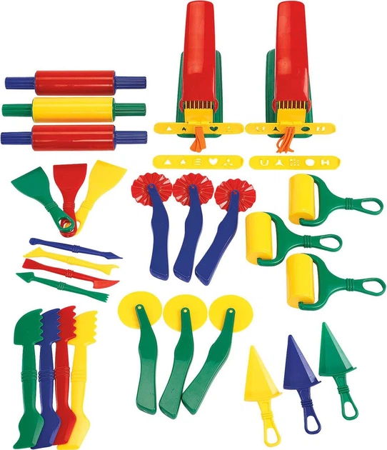 Набір для творчості Colorations Dough Tools 28 шт (5710903612082) - зображення 2