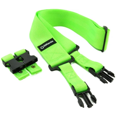 Ремень для гитары DiMarzio 2 Inch Nylon ClipLock Neon Green (DD2200GN) - изображение 2