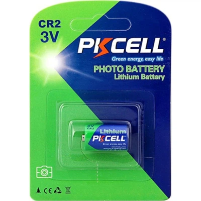 Батарейка CR2 3V 850mAh Lithium PkCell (CR2-1B) - Фото 1 Батарейка CR2 3V 850mAh Lithium PkCell (CR2-1B) - изображение 1