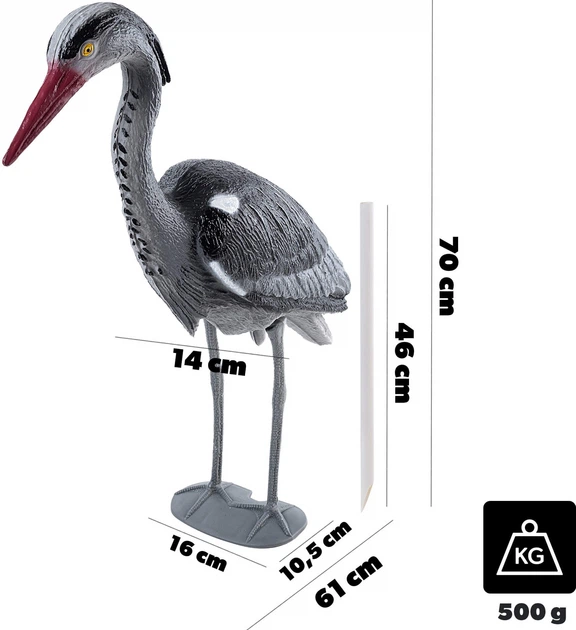 Фігурка чаплі Kadax Casole 70 x 61 см (K5313) - зображення 2