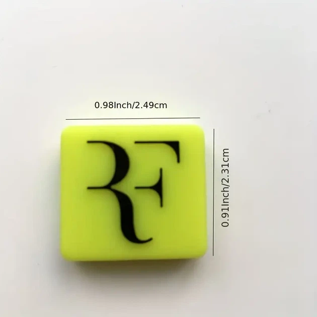 Амортизатор тенісної ракетки RF Federer F Letter Світло-жовтий - Фото 3 Амортизатор тенісної ракетки RF Federer F Letter Світло-жовтий - изображение 3