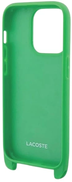 Панель Lacoste для iPhone 14 Pro Iconic Petit Pique Crossbody Green (LCHCP14LSPVCN) - зображення 2