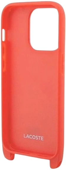 Панель Lacoste для iPhone 14 Pro Iconic Petit Pique Crossbody Red (LCHCP14LSPVCR) - зображення 3