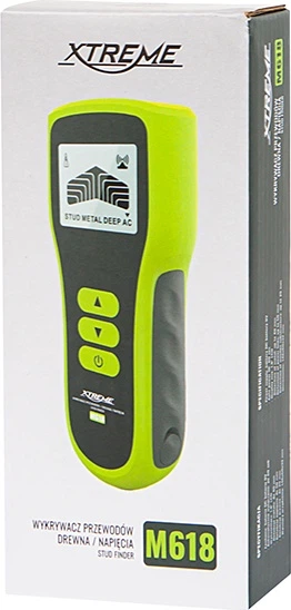 Detektor metalu, przewodów i drewna Xtreme Fazer M618 (5900804144311) - obraz 2