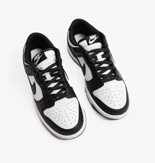 Кросівки жіночі Dunk Low Panda W White/Black DD1503-101 шкіряні кеди на кожен день Розмір 35.5 Чорно-білі - зображення 7