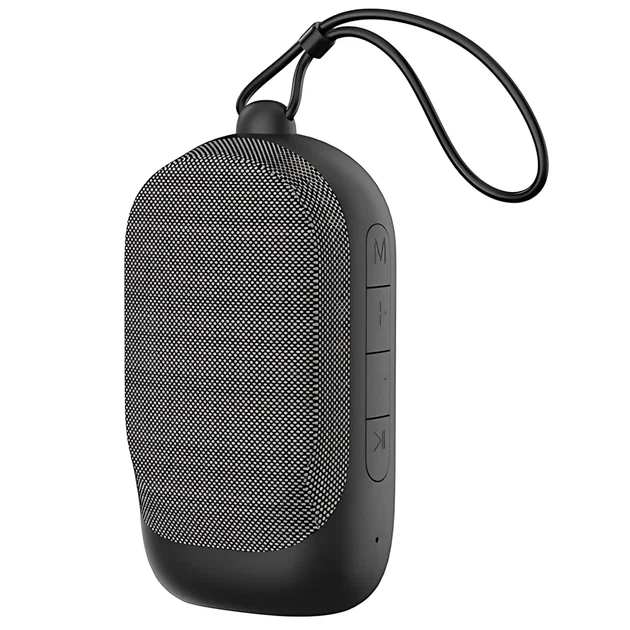 Беспроводная портативная колонка Deyric HF12 5W с Bluetooth 5.4 и аккумулятором 500 mAh Black - Фото 10 Беспроводная портативная колонка Deyric HF12 5W с Bluetooth 5.4 и аккумулятором 500 mAh Black - изображение 10