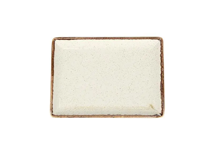 Блюдо для подачи мелкое прямоугольное Beige Porland фарфоровое 180х130 мм 358819/B - Фото 1 Блюдо для подачи мелкое прямоугольное Beige Porland фарфоровое 180х130 мм 358819/B - изображение 1
