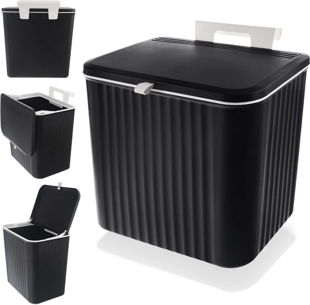 Kosz na śmieci Orion zawieszany 13 l Czarny (8681690007276) - obraz 8