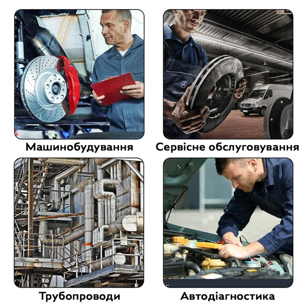 Зеркало телескопическое CoS-24 с LED-подсветкой и поворотной головкой 360° 64×42 мм Black (3_07996) - изображение 4