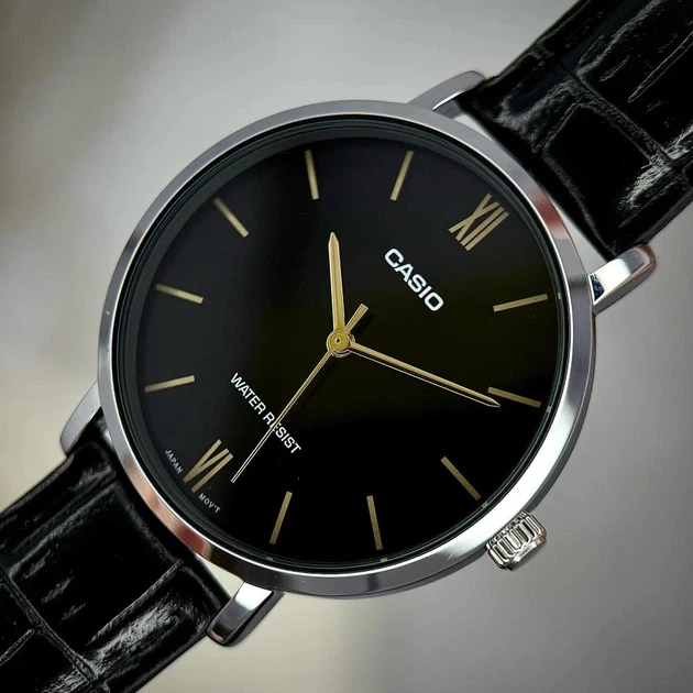Женские часы Casio LTP-VT01L-1B черные 30 м - изображение 3