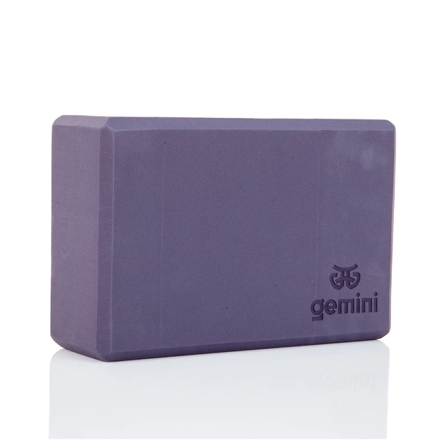 Блок для йоги Gemini Eva Pro 180грамм 23х15х7, 5см (Сиренево-Серый) Gray GBK-1009 - Фото 2 Блок для йоги Gemini Eva Pro 180грамм 23х15х7, 5см (Сиренево-Серый) Gray GBK-1009 - изображение 2