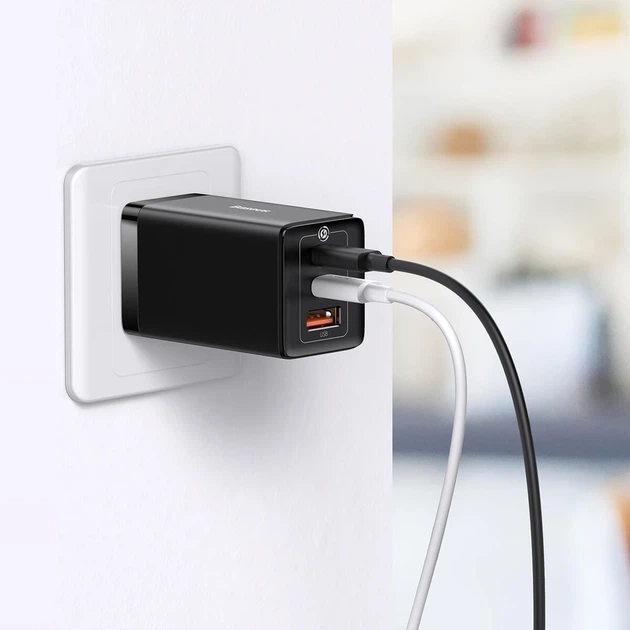 Зарядное устройство BASEUS GaN5 Pro 65W + Кабель Type-C - изображение 4