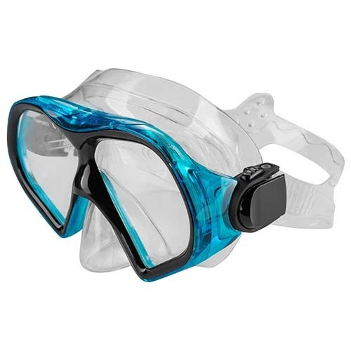 Набор маска и трубка для плавания голубой Dolvor PVC М9510 - изображение 2