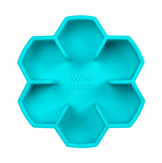 Миска для кошек и собак WAUDOG Silicone для медленного питания, голубой - 750 мл, - Фото 1 Миска для кошек и собак WAUDOG Silicone для медленного питания, голубой - 750 мл, - изображение 1