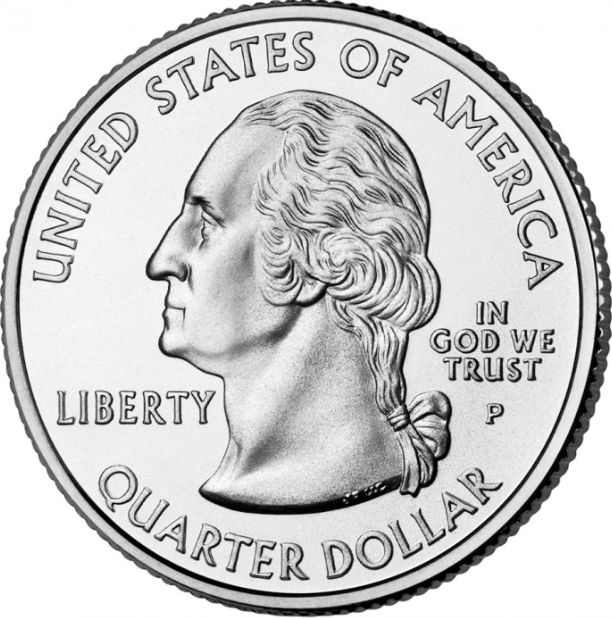 Монета 25 центів (квотер) США 2009 P BU "Штати і території - Пуерто-Ріко". Puerto Rico (quarter) - изображение 3