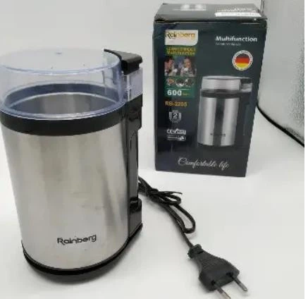 Кофемолка Rainberg мощная 600 W, кофемолка-измельчитель - изображение 2