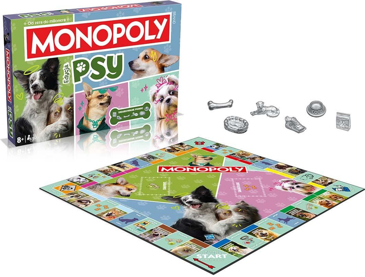 Настільна гра Winning Moves Monopoly: Собаки (5036905060400) - зображення 2