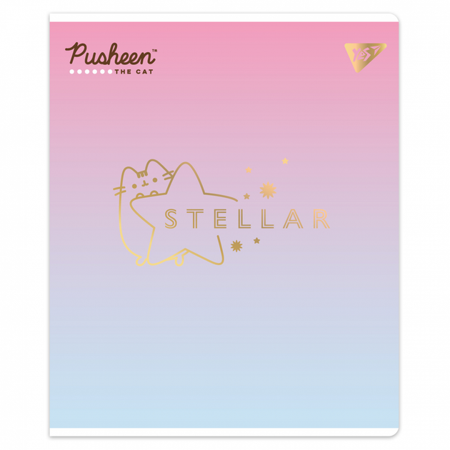 Тетрадь в клетку 24 листов Goldstar Pusheen Формат А5, школьная тетрадь Yes. - Фото 3 Тетрадь в клетку 24 листов Goldstar Pusheen Формат А5, школьная тетрадь Yes. - изображение 3