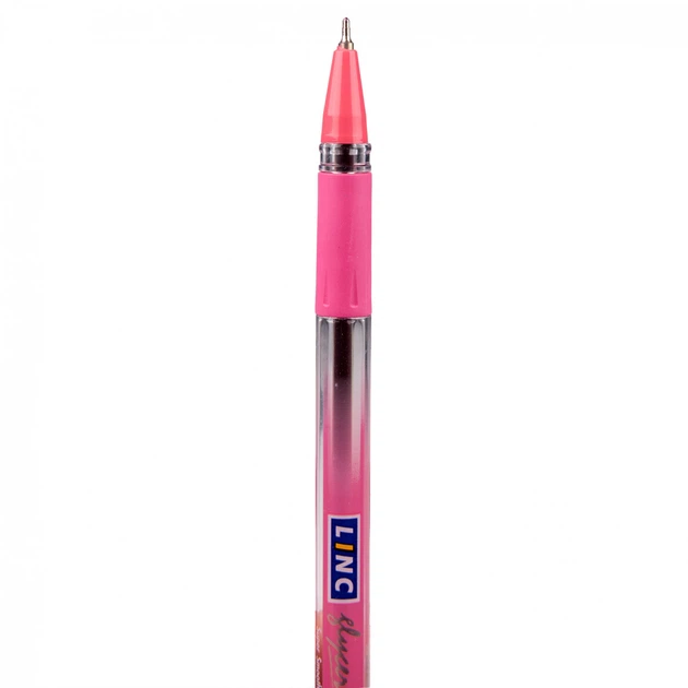 Ручка кулькова Linc Gliser 0,7 Рожева (411846) - зображення 2