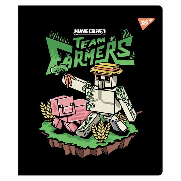 Зошит в лінійку 12 аркушів Minecraft. Team формат А5, шкільний зошит лінія (майнкрафт) Yes. - Фото 4 Зошит в лінійку 12 аркушів Minecraft. Team формат А5, шкільний зошит лінія (майнкрафт) Yes. - зображення 4