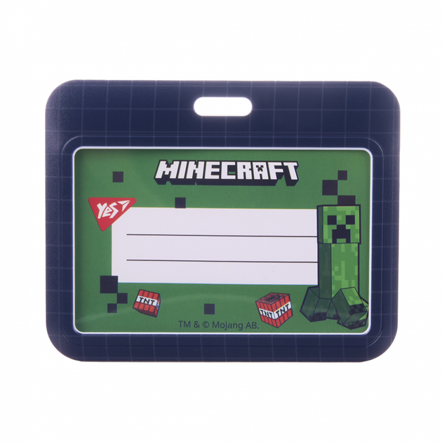 Бейдж на ленте горизонтальный Yes Minecraft слайдер - Фото 2 Бейдж на ленте горизонтальный Yes Minecraft слайдер - изображение 2