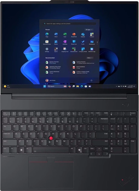 Ноутбук Lenovo ThinkPad E16 G3 (21SR006JMX) Black - зображення 4