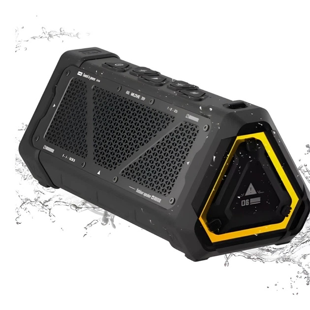 Портативная Bluetooth-колонка MLOVE P3, 40Вт, IP67, RGB-подсветка, Bluetooth 5.3, microSD, чёрная - изображение 3