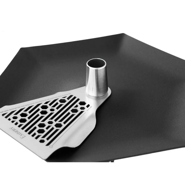 Кальян Embery Mono-H 4.0 Silver-Black 53см Эмбери Моно под уплотнитель Ø 13 мм нержавеющая сталь серебристо-черный - изображение 4