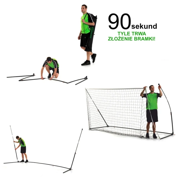 Футбольні ворота Quickplay Kickster 360x180см - Фото 6 Футбольні ворота Quickplay Kickster 360x180см - изображение 6