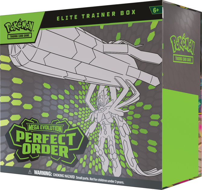 Доповнення Pokemon TCG: Mega Evolution - Perfect Order - Elite Trainer Box (196214136373) - зображення 3