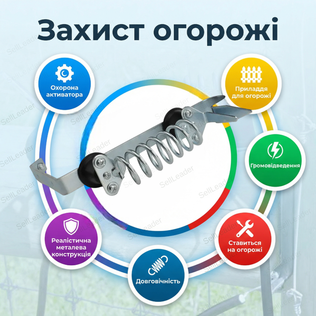 Молниезащита 20Ка для електропастуха громоотвод 15кв настенный грозоразрядник 6 мм² до 10 дж - Фото 2 Молниезащита 20Ка для електропастуха громоотвод 15кв настенный грозоразрядник 6 мм² до 10 дж - изображение 2
